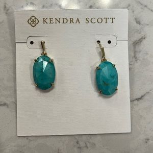 Kendra Scott Turquoise Small Dangle Earrings